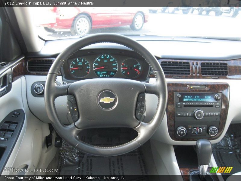 Summit White / Neutral 2012 Chevrolet Impala LT