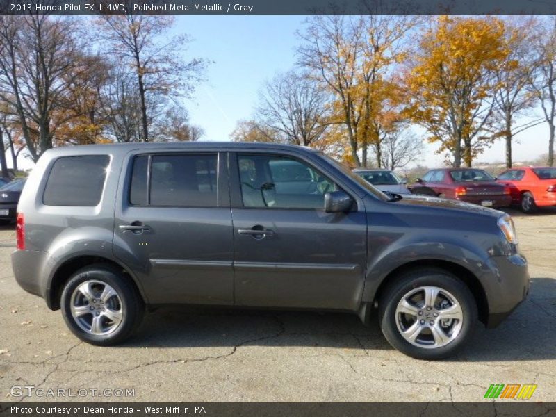 Polished Metal Metallic / Gray 2013 Honda Pilot EX-L 4WD