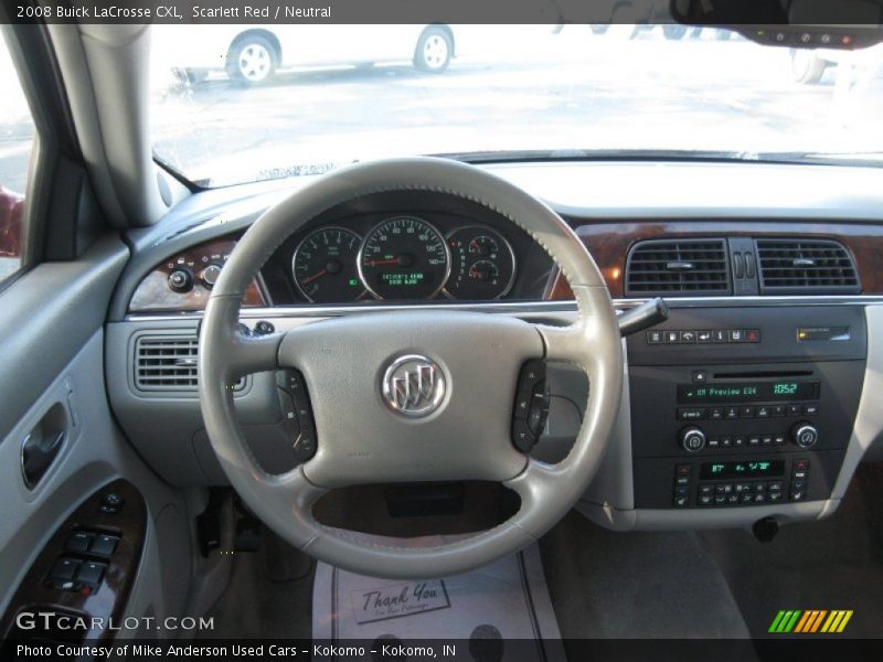 Scarlett Red / Neutral 2008 Buick LaCrosse CXL