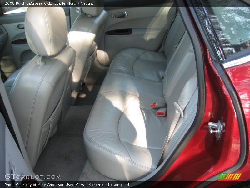 Scarlett Red / Neutral 2008 Buick LaCrosse CXL