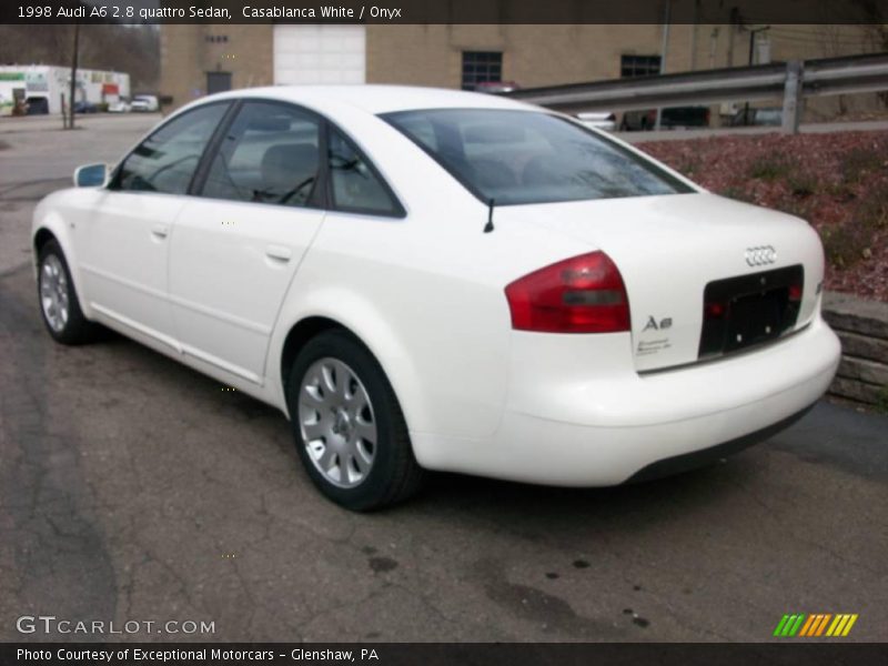 Casablanca White / Onyx 1998 Audi A6 2.8 quattro Sedan