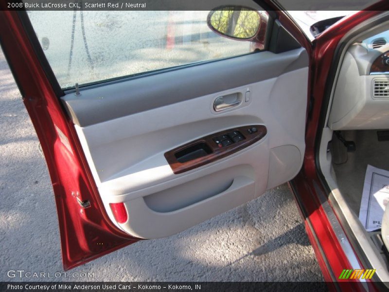 Scarlett Red / Neutral 2008 Buick LaCrosse CXL