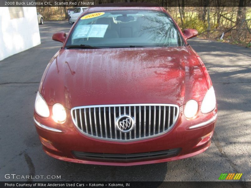 Scarlett Red / Neutral 2008 Buick LaCrosse CXL