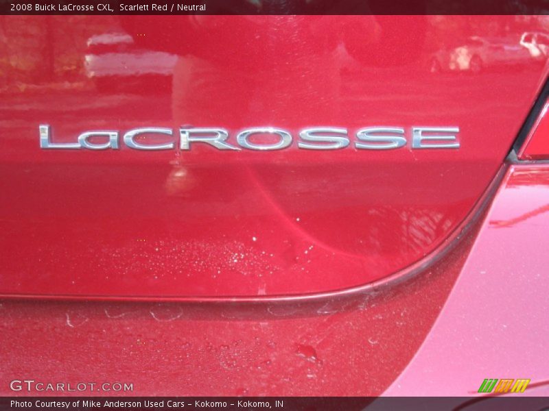Scarlett Red / Neutral 2008 Buick LaCrosse CXL