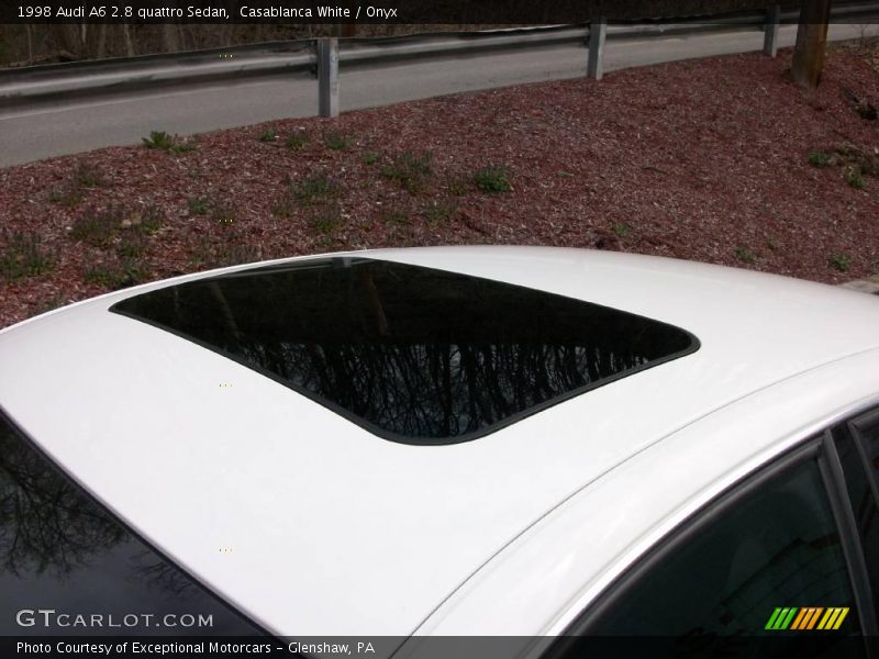 Casablanca White / Onyx 1998 Audi A6 2.8 quattro Sedan