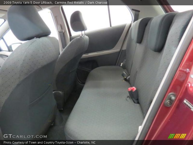 Carmine Red Metallic / Dark Charcoal 2009 Toyota Yaris 5 Door Liftback