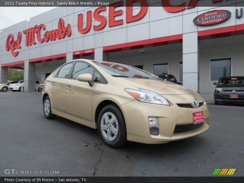 Sandy Beach Metallic / Bisque 2011 Toyota Prius Hybrid II