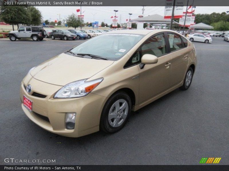 Sandy Beach Metallic / Bisque 2011 Toyota Prius Hybrid II