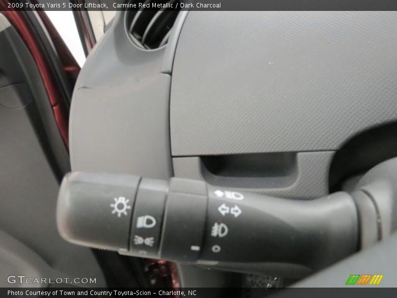 Carmine Red Metallic / Dark Charcoal 2009 Toyota Yaris 5 Door Liftback