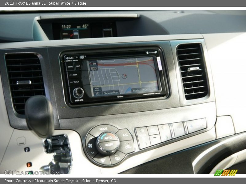 Super White / Bisque 2013 Toyota Sienna LE