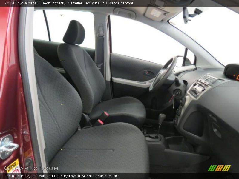 Carmine Red Metallic / Dark Charcoal 2009 Toyota Yaris 5 Door Liftback
