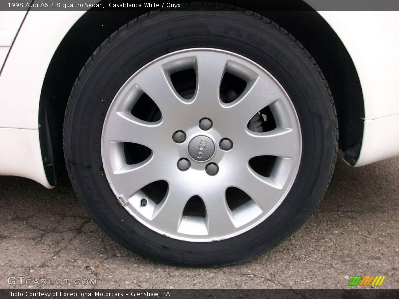 Casablanca White / Onyx 1998 Audi A6 2.8 quattro Sedan