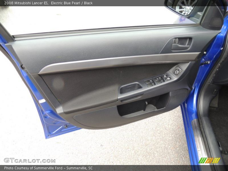 Electric Blue Pearl / Black 2008 Mitsubishi Lancer ES