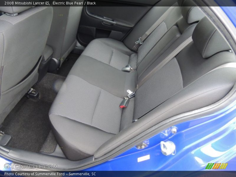 Electric Blue Pearl / Black 2008 Mitsubishi Lancer ES