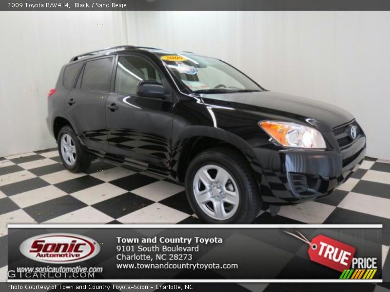 Black / Sand Beige 2009 Toyota RAV4 I4