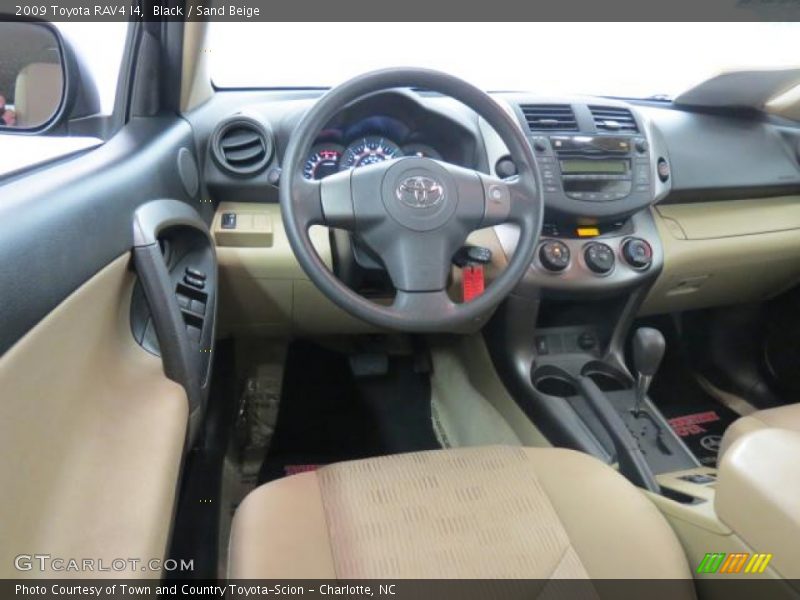 Black / Sand Beige 2009 Toyota RAV4 I4