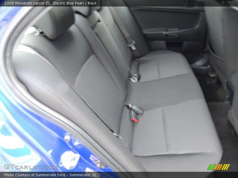 Electric Blue Pearl / Black 2008 Mitsubishi Lancer ES