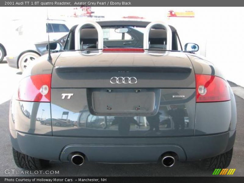 Aviator Grey Pearl / Ebony Black 2001 Audi TT 1.8T quattro Roadster