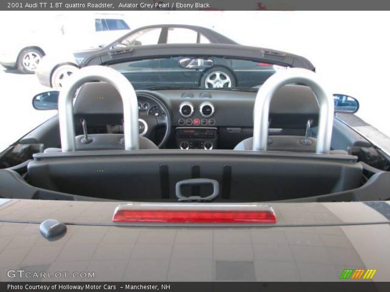 Aviator Grey Pearl / Ebony Black 2001 Audi TT 1.8T quattro Roadster