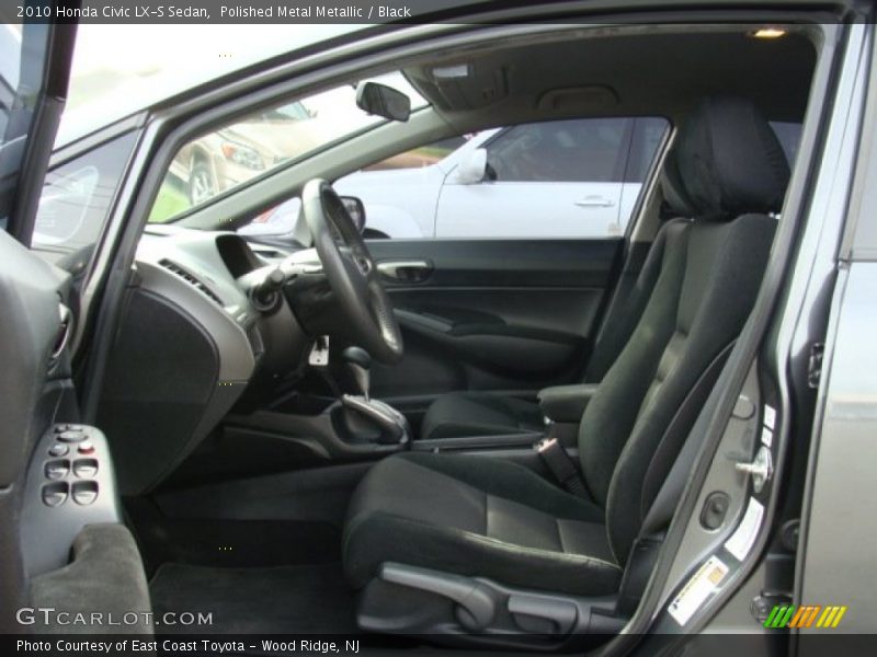 Polished Metal Metallic / Black 2010 Honda Civic LX-S Sedan