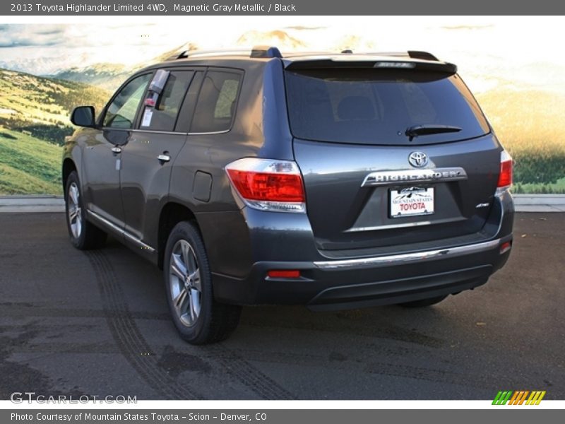 Magnetic Gray Metallic / Black 2013 Toyota Highlander Limited 4WD