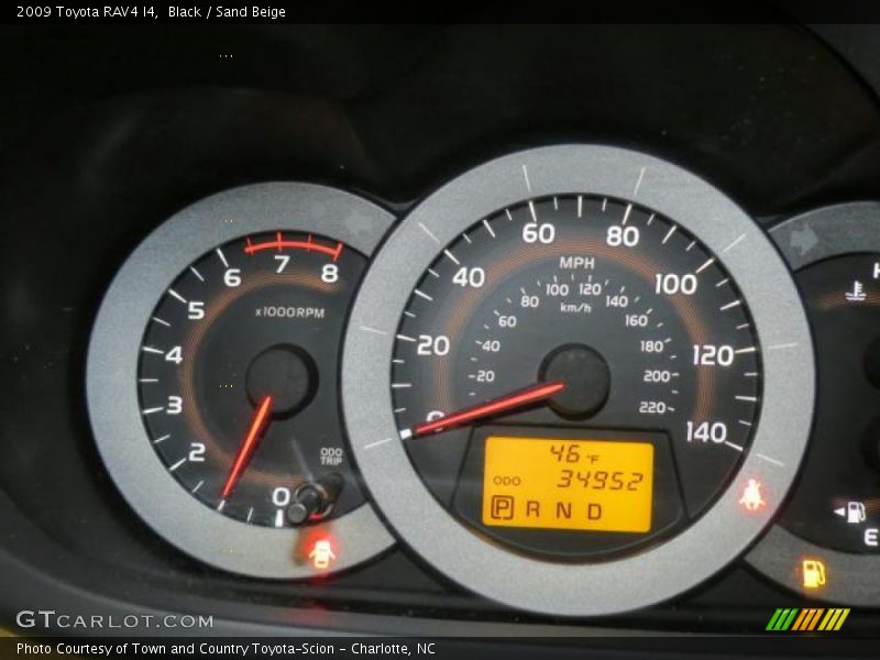 Black / Sand Beige 2009 Toyota RAV4 I4