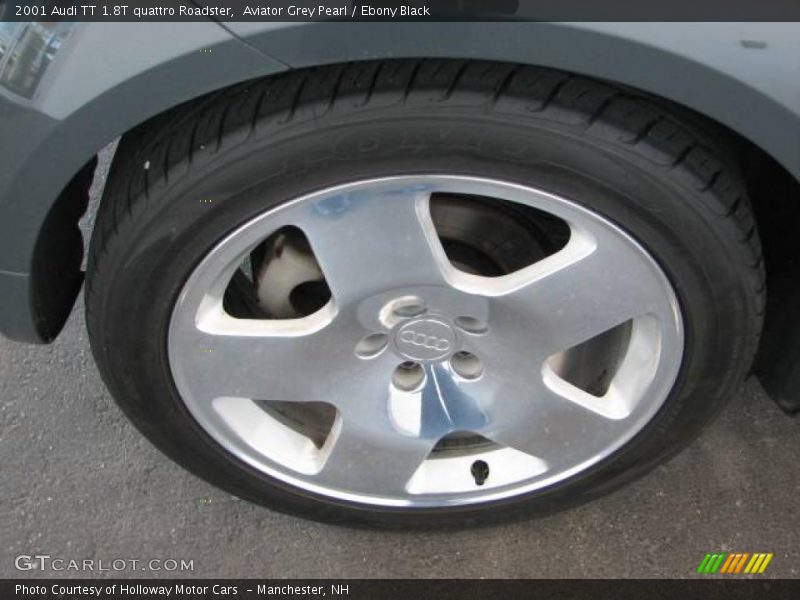 Aviator Grey Pearl / Ebony Black 2001 Audi TT 1.8T quattro Roadster