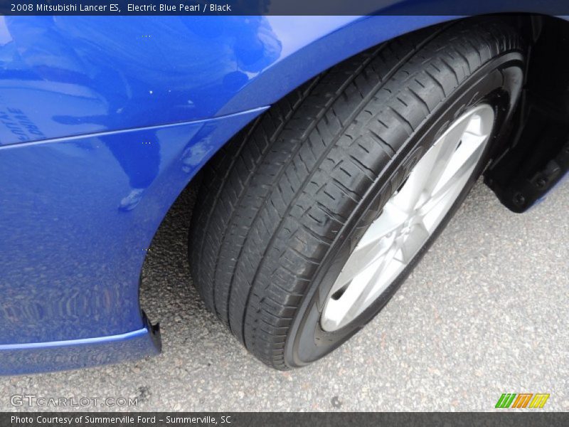 Electric Blue Pearl / Black 2008 Mitsubishi Lancer ES