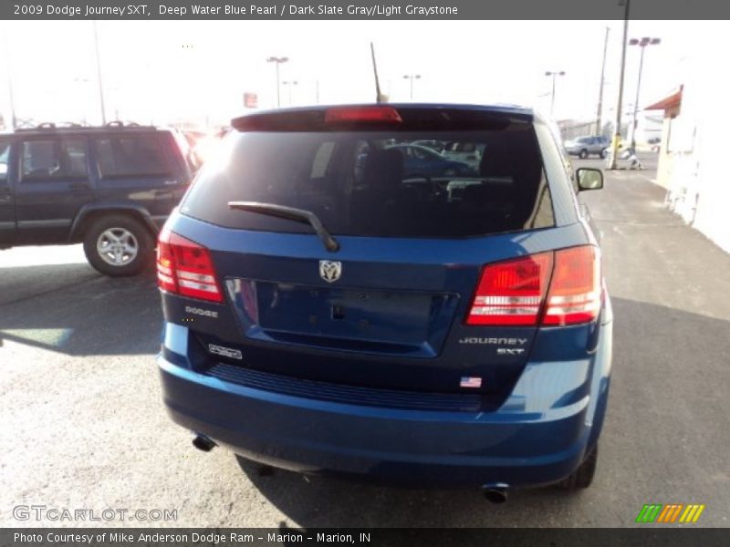 Deep Water Blue Pearl / Dark Slate Gray/Light Graystone 2009 Dodge Journey SXT