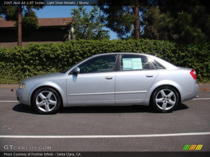 Light Silver Metallic / Ebony 2005 Audi A4 1.8T Sedan