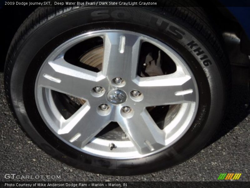 Deep Water Blue Pearl / Dark Slate Gray/Light Graystone 2009 Dodge Journey SXT