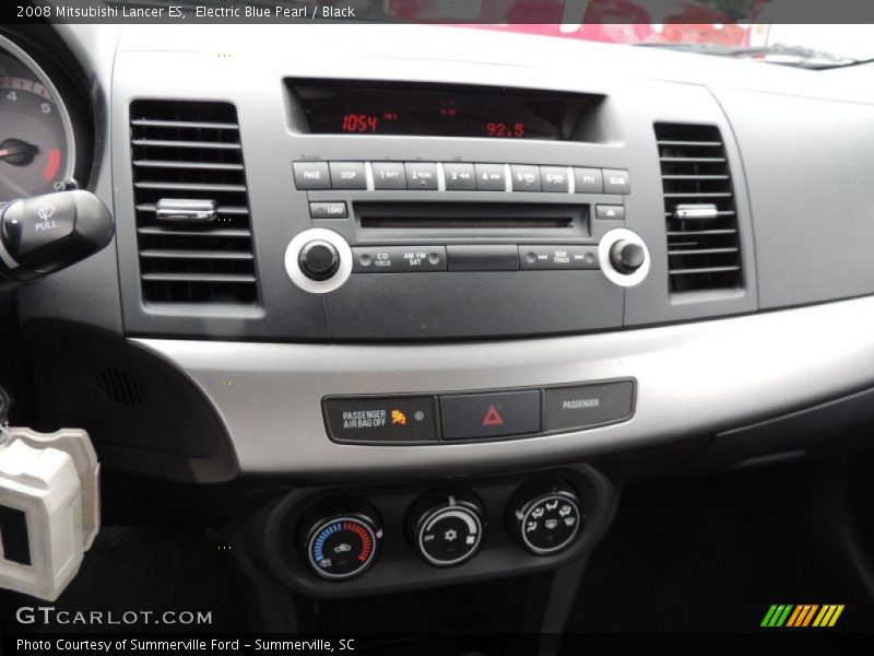 Electric Blue Pearl / Black 2008 Mitsubishi Lancer ES