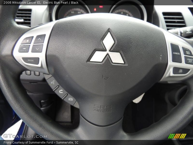 Electric Blue Pearl / Black 2008 Mitsubishi Lancer ES