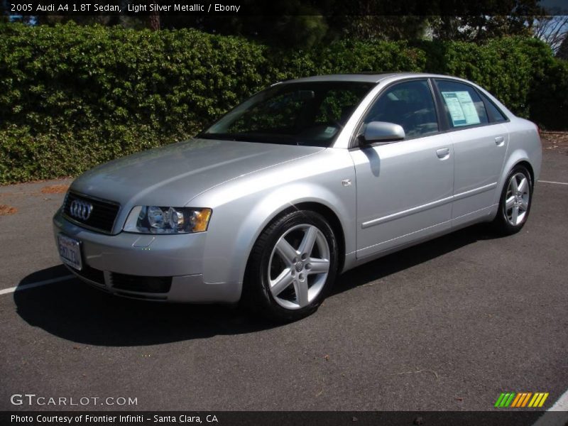 Light Silver Metallic / Ebony 2005 Audi A4 1.8T Sedan