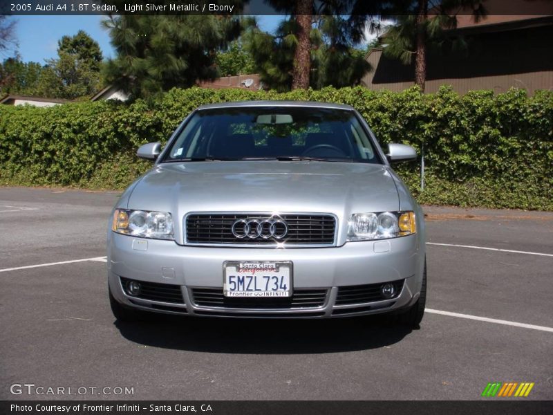 Light Silver Metallic / Ebony 2005 Audi A4 1.8T Sedan