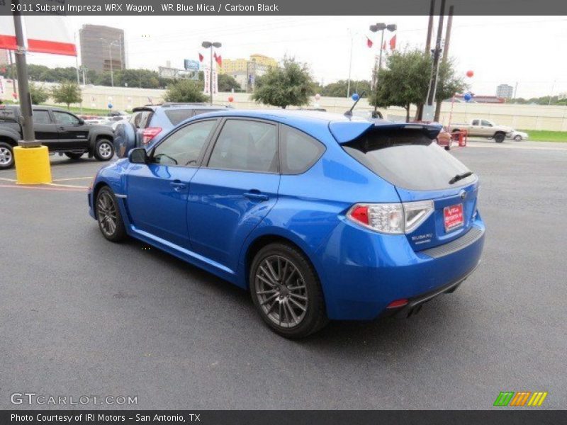 WR Blue Mica / Carbon Black 2011 Subaru Impreza WRX Wagon