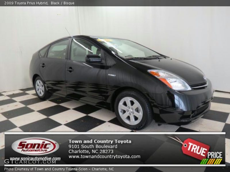 Black / Bisque 2009 Toyota Prius Hybrid