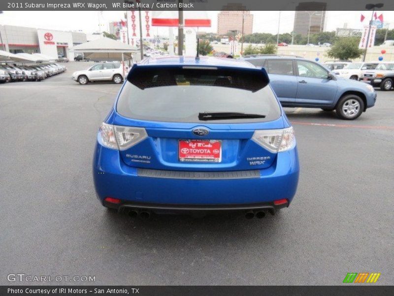 WR Blue Mica / Carbon Black 2011 Subaru Impreza WRX Wagon