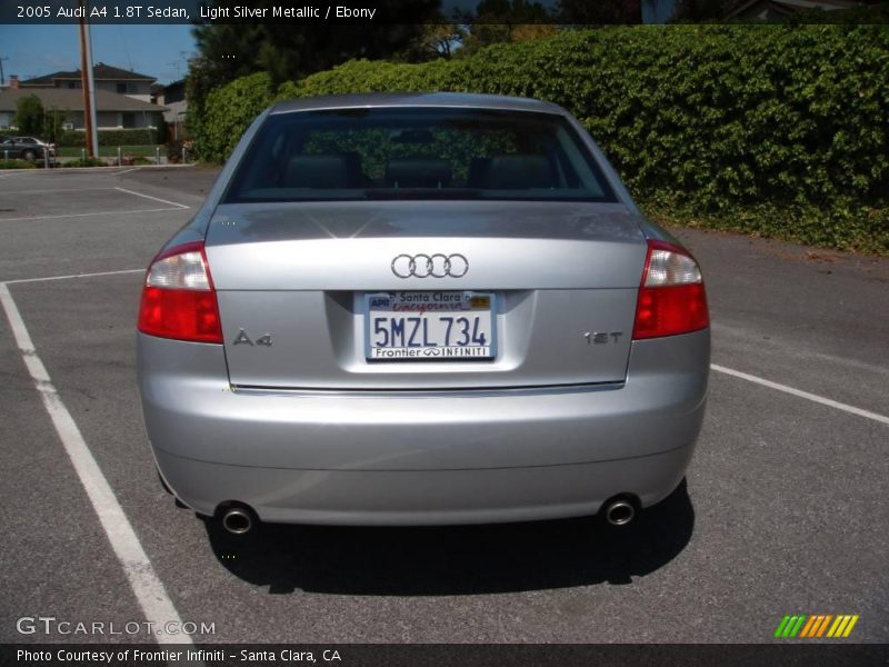 Light Silver Metallic / Ebony 2005 Audi A4 1.8T Sedan