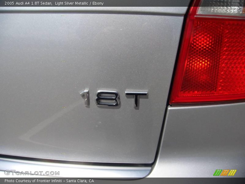 Light Silver Metallic / Ebony 2005 Audi A4 1.8T Sedan