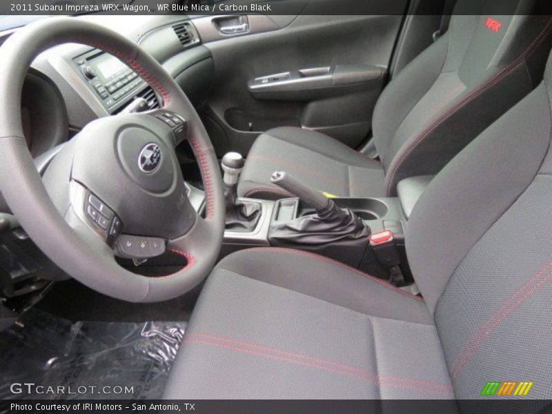  2011 Impreza WRX Wagon Carbon Black Interior