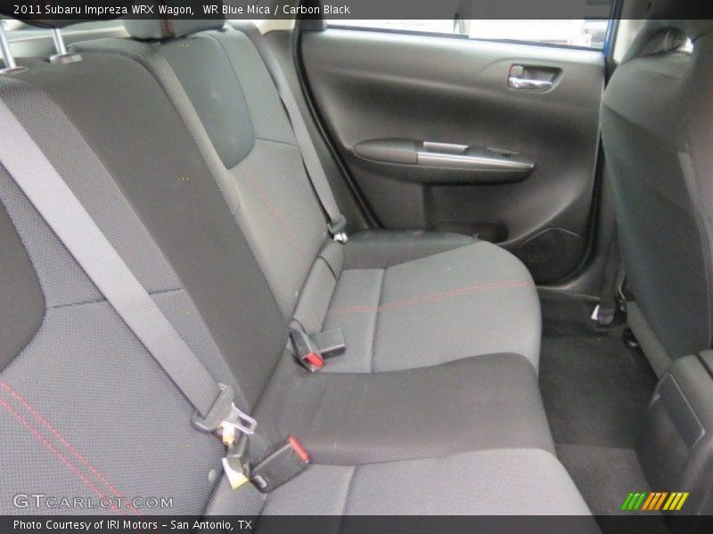 Rear Seat of 2011 Impreza WRX Wagon