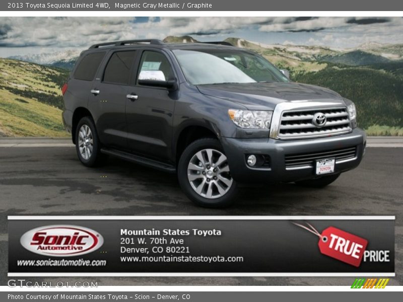 Magnetic Gray Metallic / Graphite 2013 Toyota Sequoia Limited 4WD