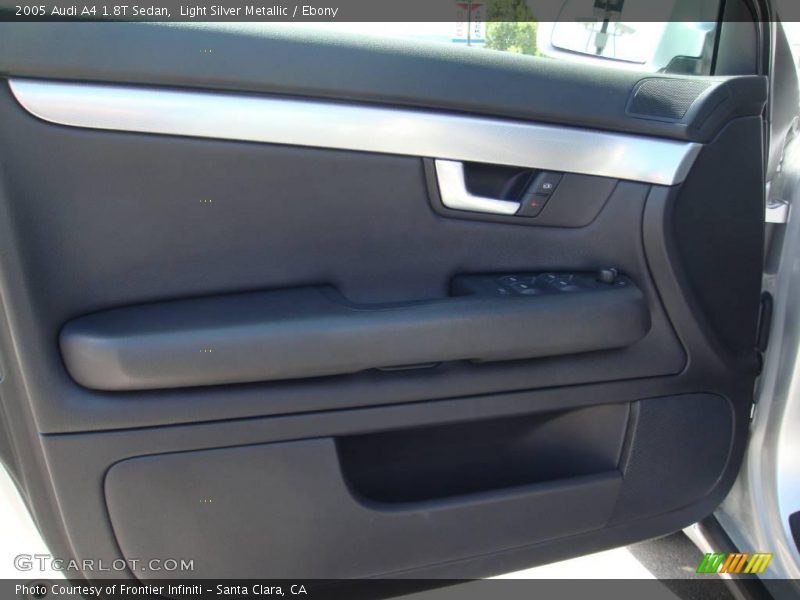 Light Silver Metallic / Ebony 2005 Audi A4 1.8T Sedan