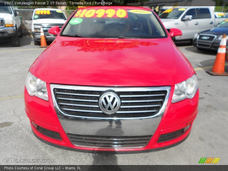 Tornado Red / Pure Beige 2007 Volkswagen Passat 2.0T Sedan