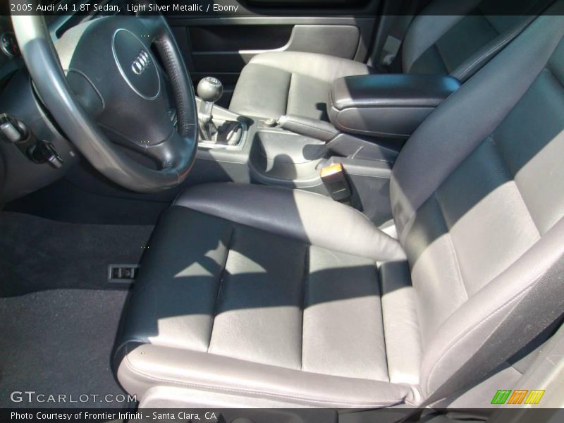 Light Silver Metallic / Ebony 2005 Audi A4 1.8T Sedan