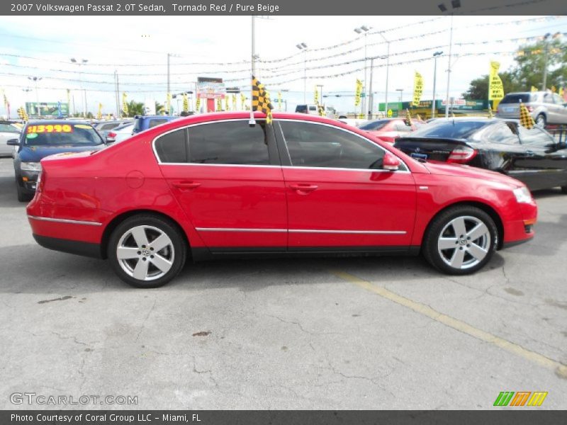 Tornado Red / Pure Beige 2007 Volkswagen Passat 2.0T Sedan