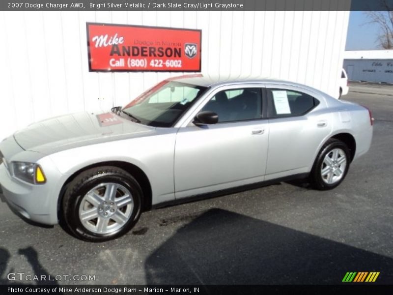 Bright Silver Metallic / Dark Slate Gray/Light Graystone 2007 Dodge Charger AWD