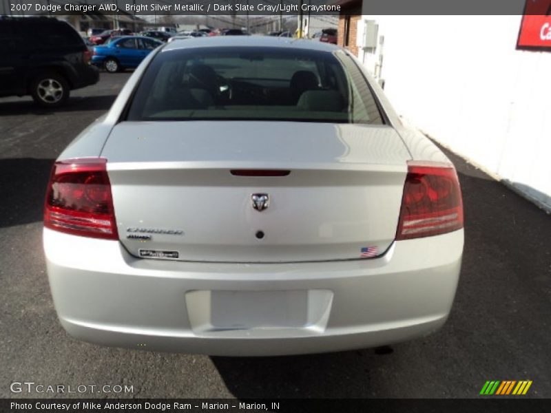 Bright Silver Metallic / Dark Slate Gray/Light Graystone 2007 Dodge Charger AWD