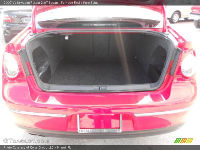 Tornado Red / Pure Beige 2007 Volkswagen Passat 2.0T Sedan